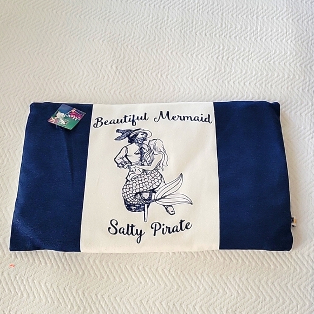 Dei Beautiful Mermaid Salty Pirate Pillow